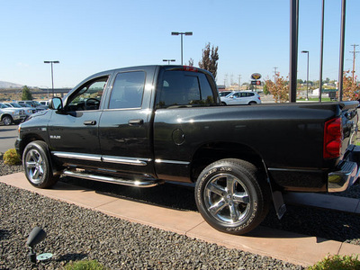 dodge ram pickup 1500 2008 black laramie gasoline 8 cylinders 4 wheel drive automatic 99352