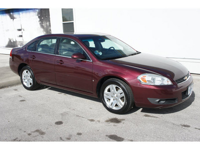 chevrolet impala 2007 dk  red sedan lt gasoline 6 cylinders front wheel drive automatic 77388