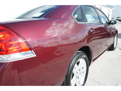 chevrolet impala 2007 dk  red sedan lt gasoline 6 cylinders front wheel drive automatic 77388