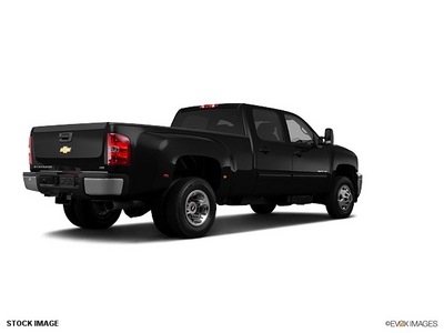 chevrolet silverado 3500hd 2011 black ltz diesel 8 cylinders 4 wheel drive allison 55391