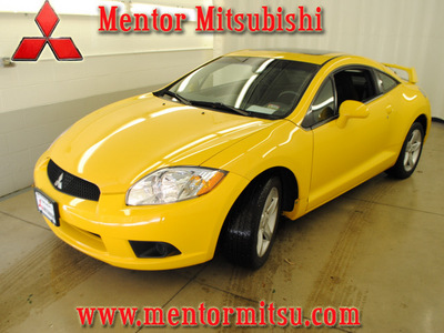 mitsubishi eclipse 2009 yellow coupe gs gasoline 4 cylinders front wheel drive automatic 44060