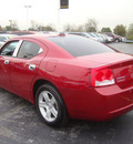 dodge charger 2009 dk  red sedan sxt gasoline 6 cylinders rear wheel drive automatic 60443