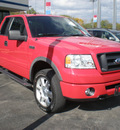 ford f 150 2007 red flex fuel 8 cylinders 4 wheel drive automatic 13502