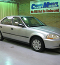 honda civic 1998 silver sedan lx gasoline 4 cylinders front wheel drive automatic 44883