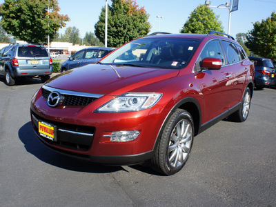 mazda cx 9 2008 red suv grand touring gasoline 6 cylinders all whee drive automatic 98371