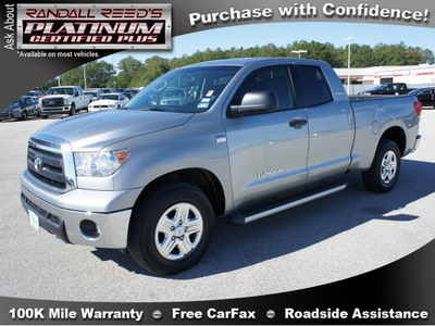 toyota tundra 2010 silver grade gasoline 8 cylinders 2 wheel drive automatic 77388