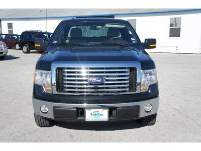 ford f 150 2010 black pickup truck gasoline 8 cylinders 2 wheel drive 6 speed automatic 77388