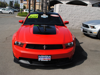 ford mustang 2012 red coupe boss 302 gasoline 8 cylinders rear wheel drive 6 speed manual 91010