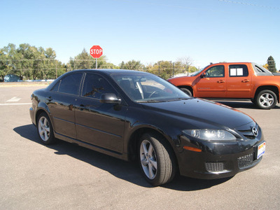 mazda mazda6 2007 black sedan i sport gasoline 4 cylinders front wheel drive automatic 80911