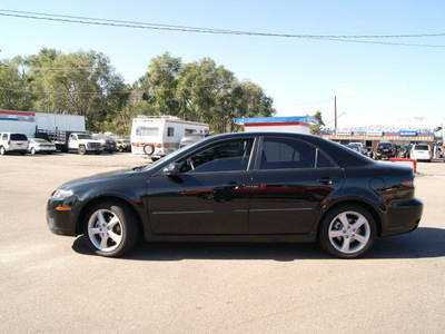 mazda mazda6 2007 black sedan i sport gasoline 4 cylinders front wheel drive automatic 80911