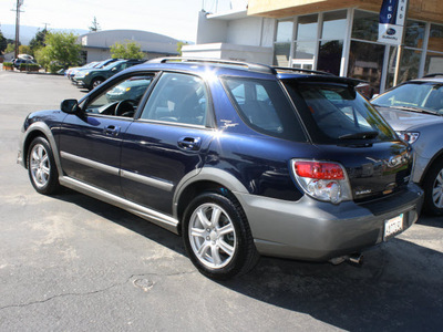 subaru impreza 2006 blue wagon outback sport special edition gasoline 4 cylinders all whee drive automatic 94063