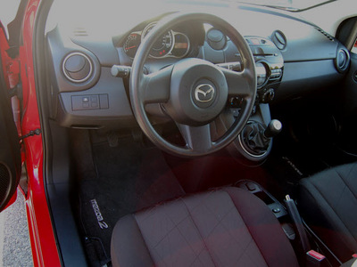 mazda mazda2 2011 red sedan sport gasoline 4 cylinders front wheel drive manual 99336