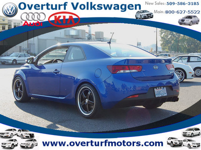 kia forte koup 2010 blue coupe sx gasoline 4 cylinders front wheel drive 5 speed with overdrive 99336