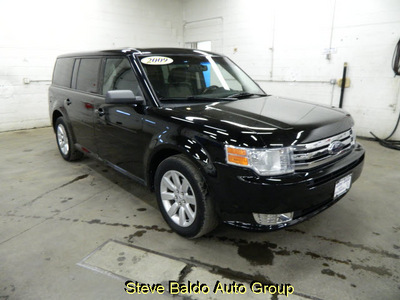 ford flex 2009 black suv gasoline 6 cylinders front wheel drive automatic 14304