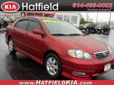 toyota corolla 2008 dk  red sedan s gasoline 4 cylinders front wheel drive manual 43228