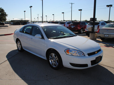 chevrolet impala 2011 white sedan lt flex fuel 6 cylinders front wheel drive automatic 76087