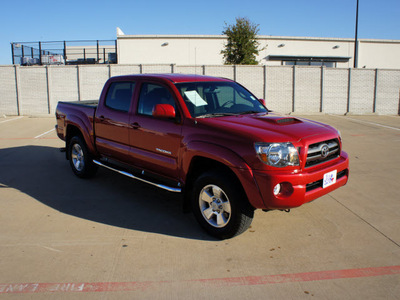 toyota tacoma 2009 red prerunner v6 gasoline 6 cylinders 2 wheel drive automatic 76108