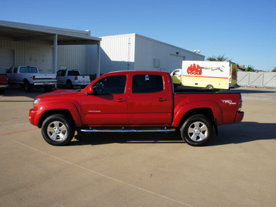 toyota tacoma 2009 red prerunner v6 gasoline 6 cylinders 2 wheel drive automatic 76108