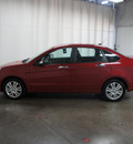 ford focus 2010 red sedan sel gasoline 4 cylinders front wheel drive automatic 76108