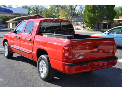 dodge dakota 2007 red pickup truck slt flex fuel 8 cylinders rear wheel drive automatic 76903