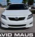 toyota corolla 2010 white sedan s gasoline 4 cylinders front wheel drive automatic 32771