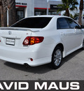 toyota corolla 2010 white sedan s gasoline 4 cylinders front wheel drive automatic 32771