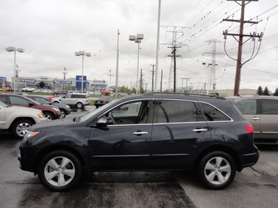 acura mdx 2010 lt  blue suv tech awd gasoline 6 cylinders all whee drive automatic with overdrive 60462