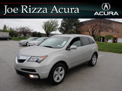 acura mdx 2011 gray suv tech awd gasoline 6 cylinders all whee drive automatic with overdrive 60462