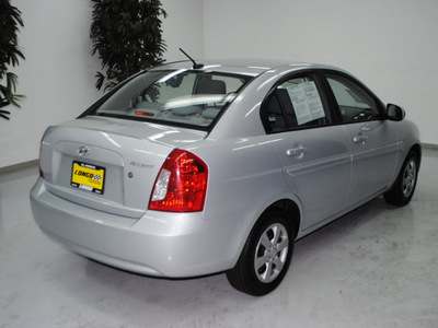 hyundai accent 2010 silver sedan gls gasoline 4 cylinders front wheel drive automatic 91731