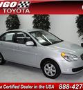 hyundai accent 2010 silver sedan gls gasoline 4 cylinders front wheel drive automatic 91731