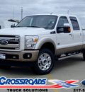 ford f 350 super duty 2012 white king ranch biodiesel 8 cylinders 4 wheel drive automatic 62708