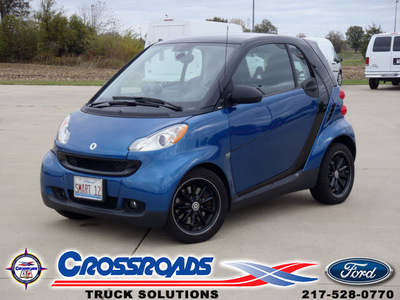 smart fortwo 2008 blue coupe pure gasoline 3 cylinders rear wheel drive automatic 62708