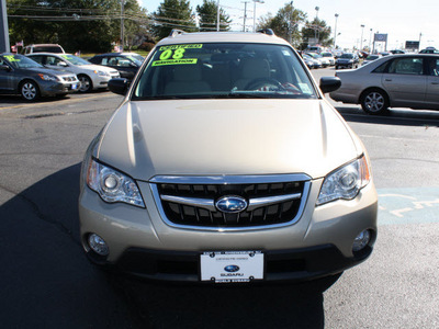 subaru outback 2008 harvest gold wagon 2 5i l l  bean edition gasoline 4 cylinders all whee drive automatic 07701