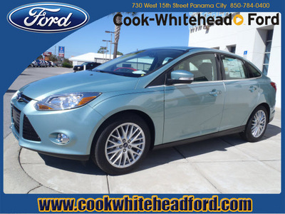 ford focus 2012 lt  blue sedan sel gasoline 4 cylinders front wheel drive automatic 32401