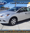 ford focus 2012 silver sedan s gasoline 4 cylinders front wheel drive 5 speed manual 32401