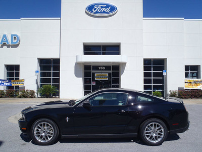 ford mustang 2012 black coupe v6 premium gasoline 6 cylinders rear wheel drive automatic 32401