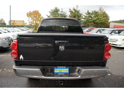 dodge ram pickup 1500 2007 black slt hemi gasoline 8 cylinders 4 wheel drive automatic 07060