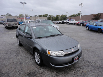 saturn ion 2004 gray sedan level 2 gasoline 4 cylinders dohc front wheel drive automatic with overdrive 60546