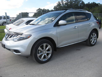 nissan murano 2012 silver suv le gasoline 6 cylinders front wheel drive automatic 33884