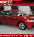 toyota camry 2010 red sedan le 4 cylinders front wheel drive automatic 91731