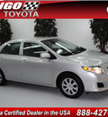 toyota corolla 2010 silver sedan le gasoline 4 cylinders front wheel drive automatic 91731