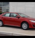 toyota camry 2012 red sedan not specified front wheel drive not specified 46219