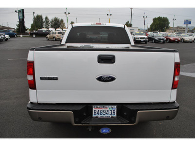 ford f 150 2006 white lariat flex fuel 8 cylinders 4 wheel drive automatic with overdrive 98632