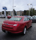 ford taurus 2010 red sedan sel gasoline 6 cylinders front wheel drive automatic with overdrive 60546