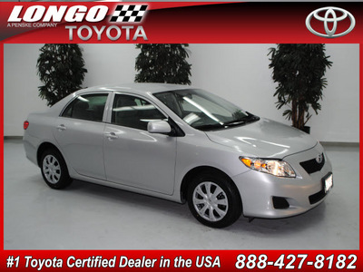 toyota corolla 2010 silver sedan le gasoline 4 cylinders front wheel drive automatic 91731