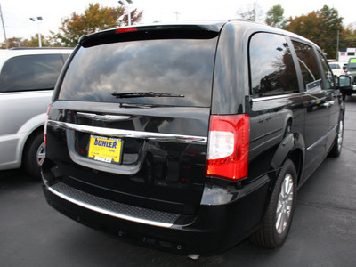 chrysler town and country 2012 black van touring l flex fuel 6 cylinders front wheel drive automatic 07730