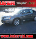 chrysler 200 2011 dk  gray sedan touring flex fuel 6 cylinders front wheel drive automatic with overdrive 08844