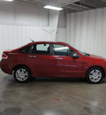 ford focus 2010 red sedan sel gasoline 4 cylinders front wheel drive automatic with overdrive 76108