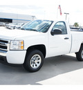 chevrolet silverado 1500 2011 white ls gasoline 6 cylinders 2 wheel drive 4 spd auto,elec cntlled ls pkg sp t 77090