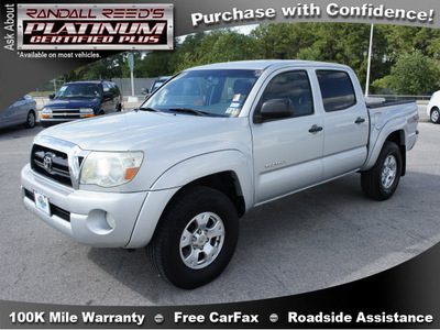 toyota tacoma 2005 silver prerunner v6 gasoline 6 cylinders rear wheel drive 5 speed automatic 77388
